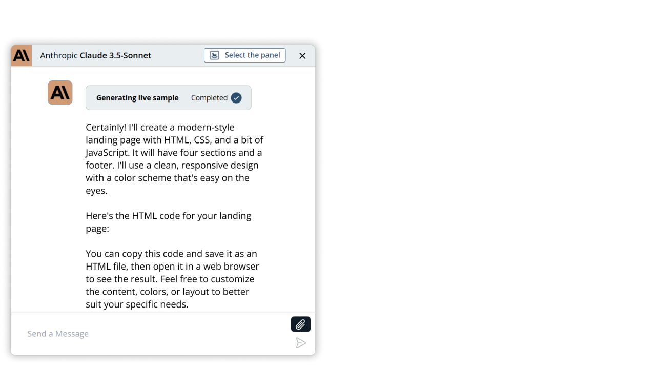 Generación de Muestras en Vivo