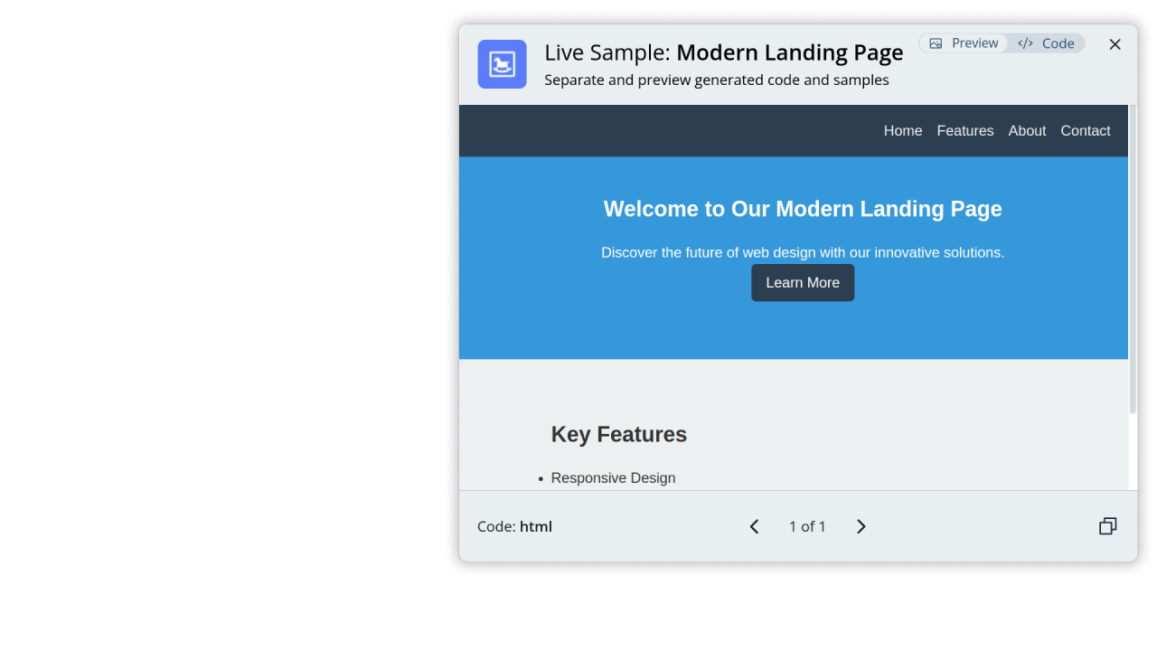 Generación de Muestras en Vivo